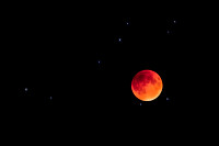 Blood Moon, Tetrad   (star point effect added during post processing)